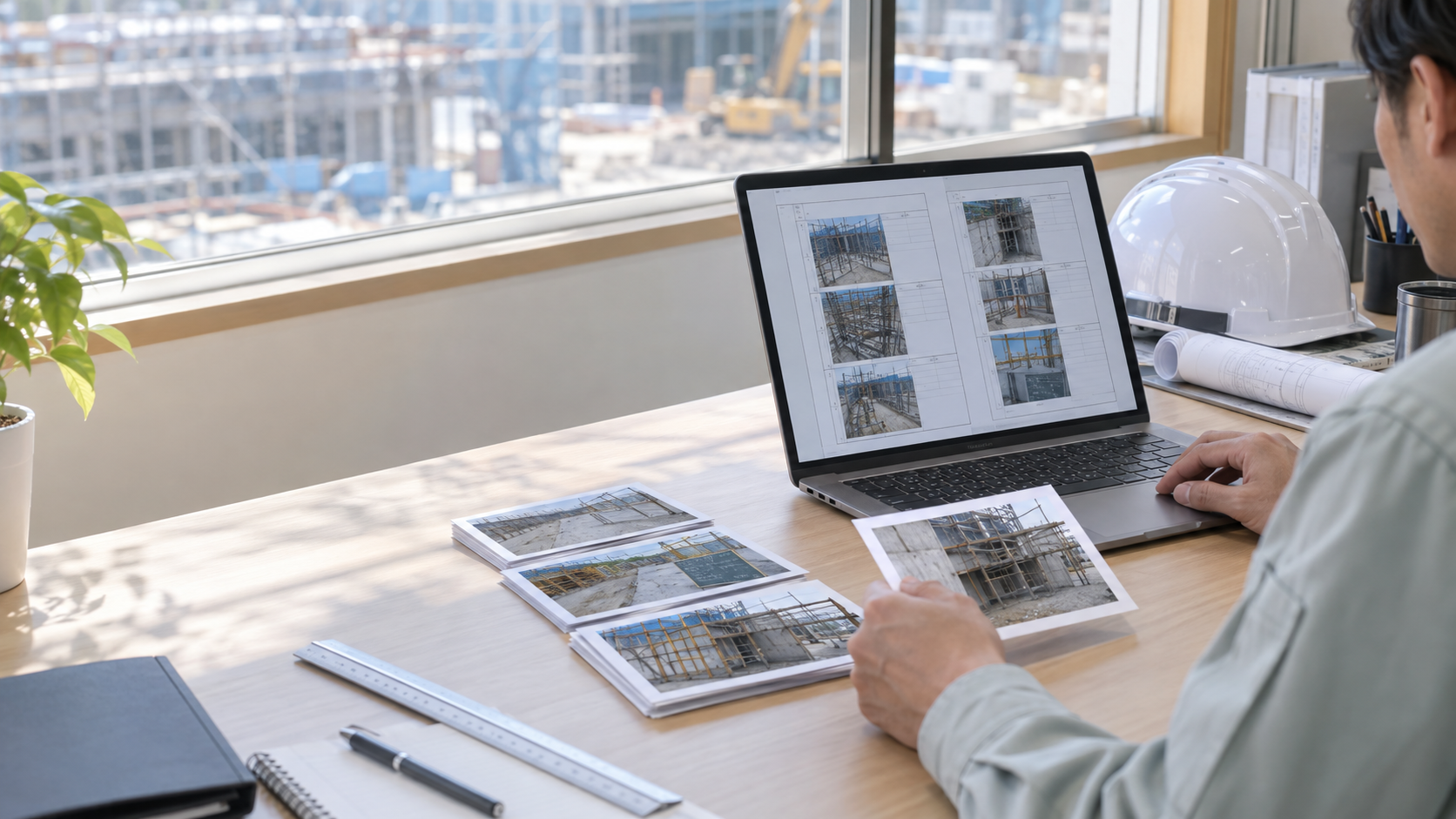 工事写真台帳をPDFで出力する前に|写真の順番と記載内容を整える実務手順のアイキャッチ画像