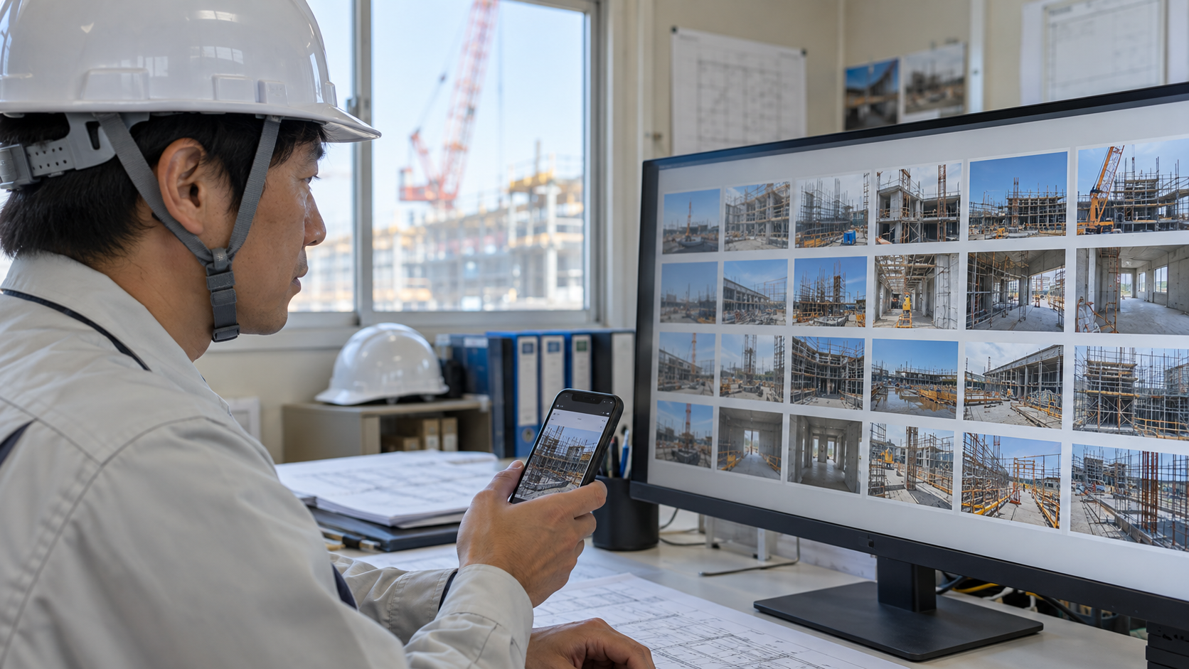 工事写真をプロジェクト単位で管理する方法|写真・工種・台帳を一つにまとめる考え方のアイキャッチ画像