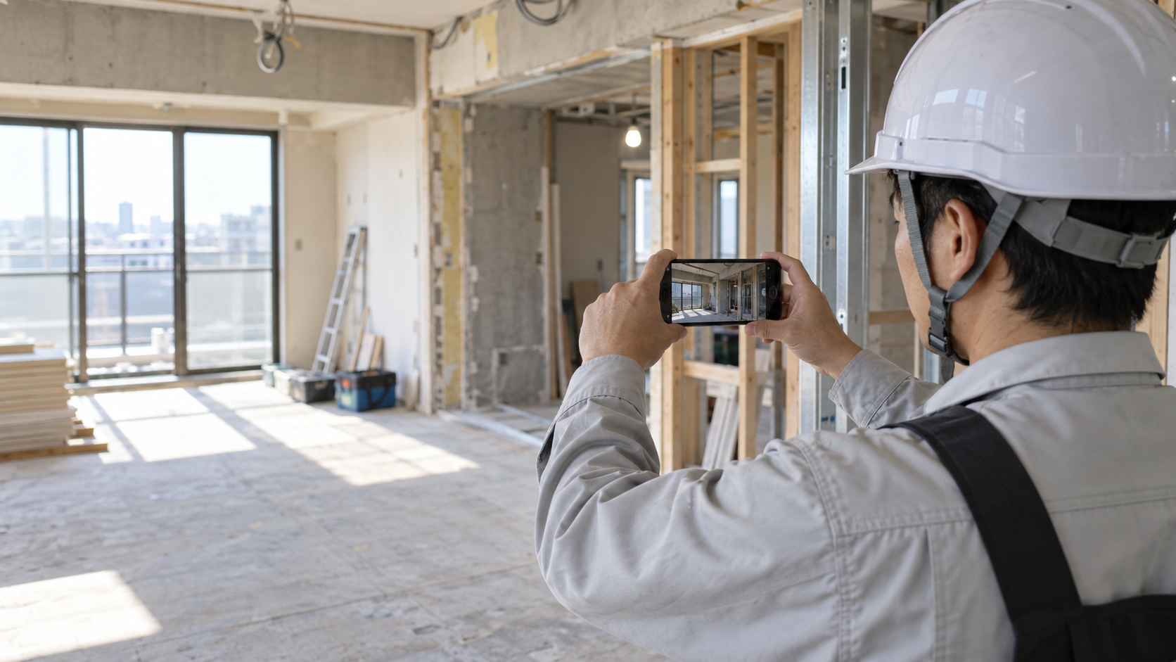 リフォーム・改修工事の写真管理|施工前後を迷わず残す記録の進め方のアイキャッチ画像